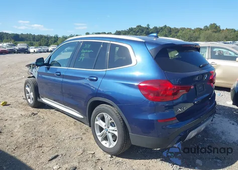 2019 BMW X3 xDrive30I z USA, uszkodzony, nr VIN 5UXTR9C54KLE11869